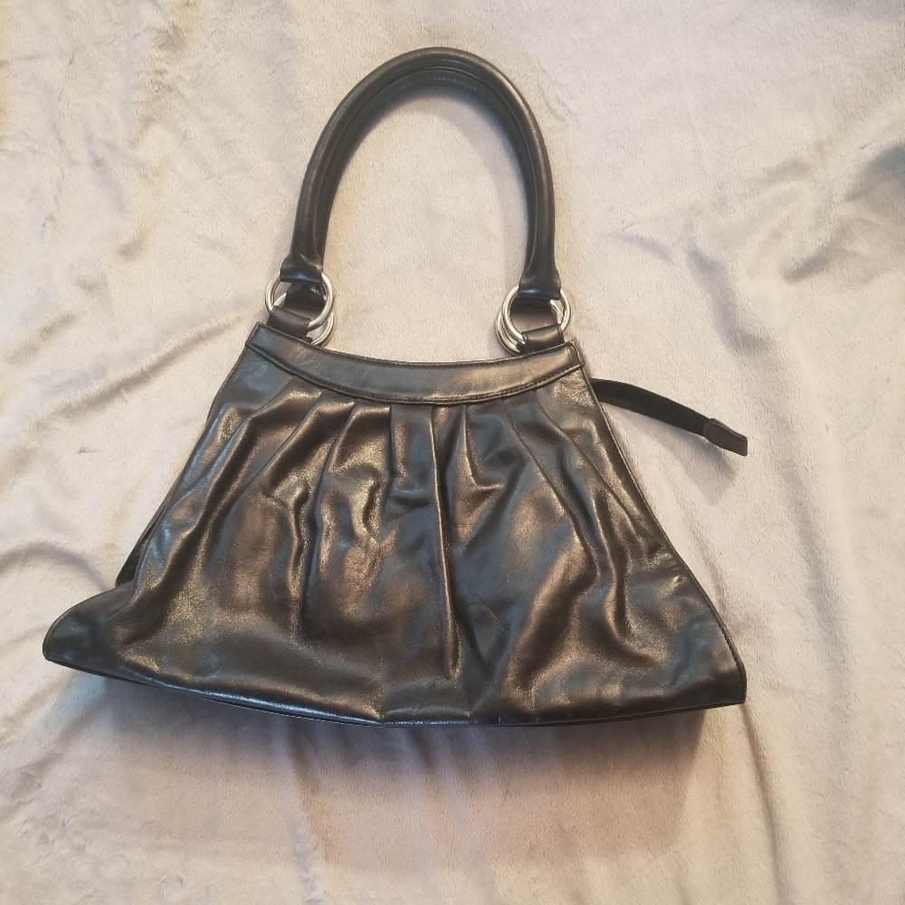 Hobo black leather Haylie bag